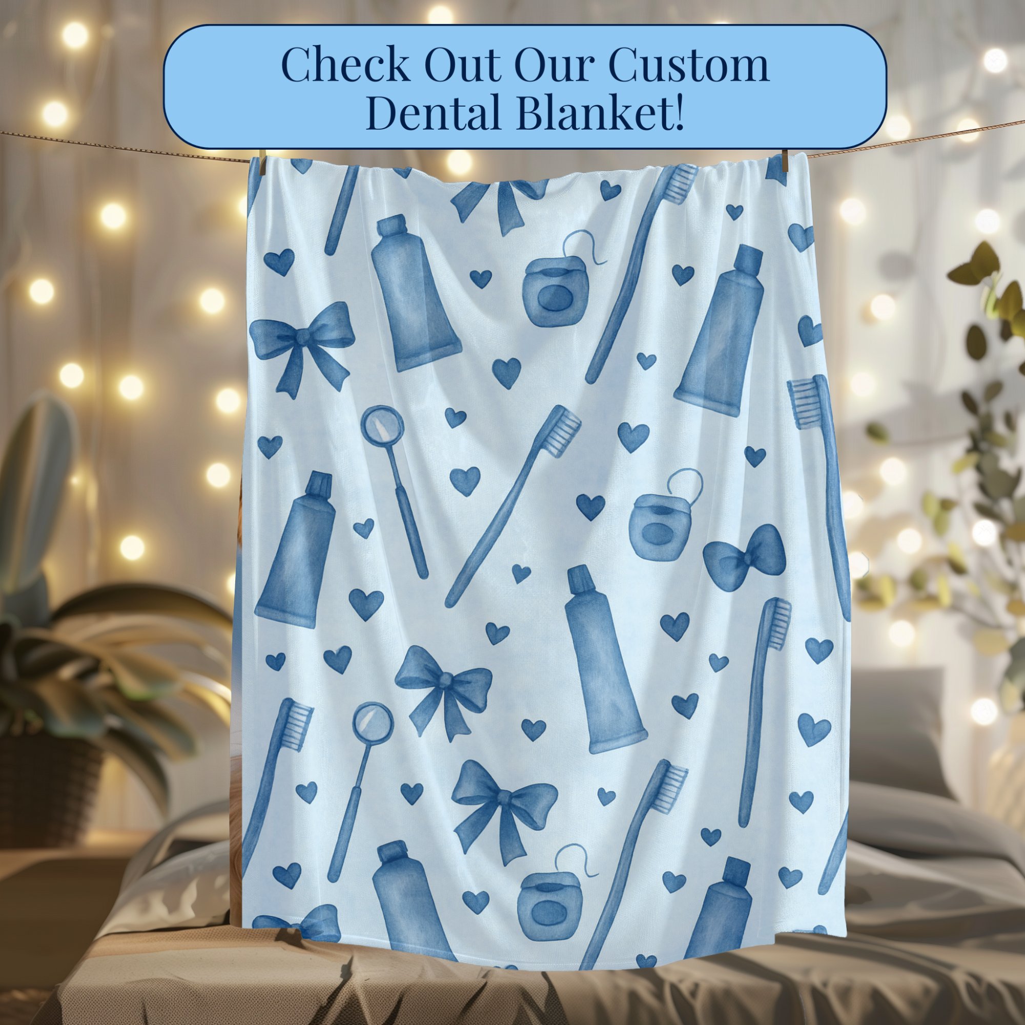 Coquette Blue Blanket