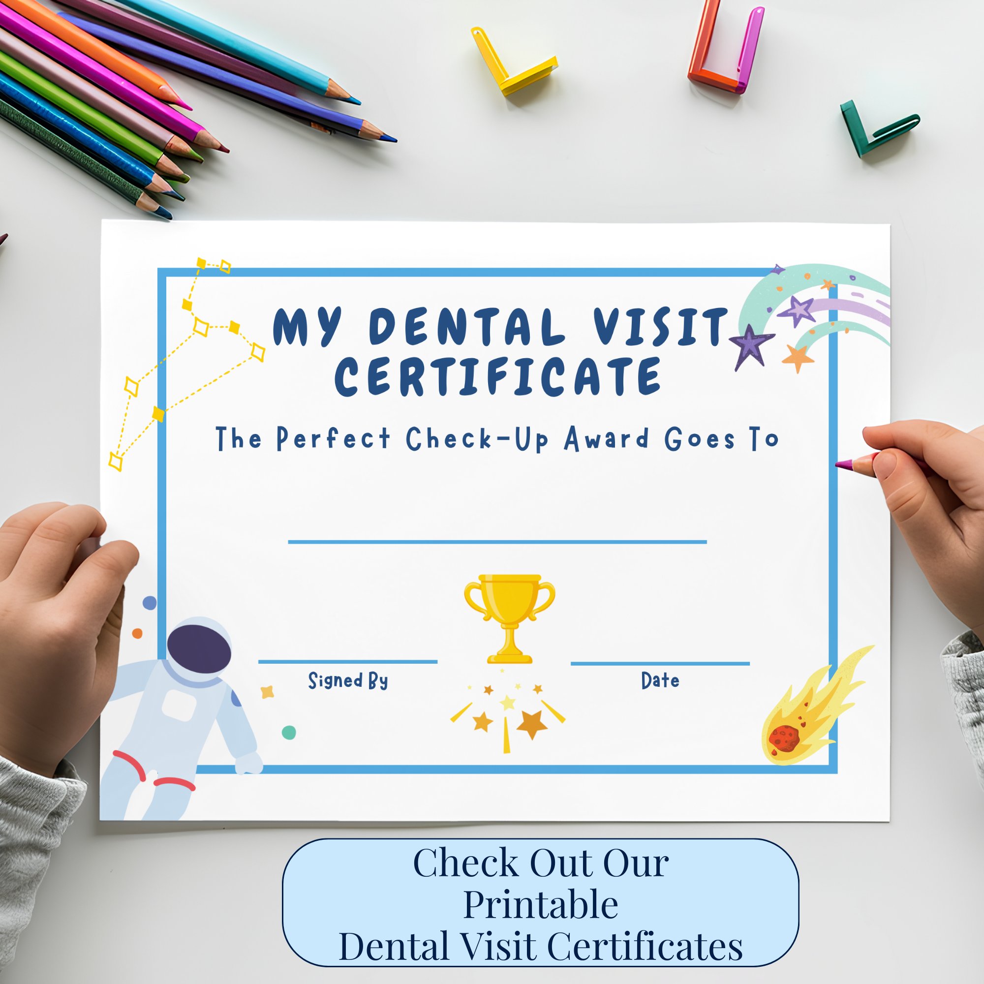 Space Dental Certificate
